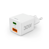 Incarcator retea Hama 00201992, 1 x USB-A, 1 x USB-C, White