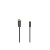 Cablu Hama 00205016, HDMI - micro HDMI, 1.5m, Black