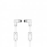 Cablu coaxial Hama 00205056, 1m, White