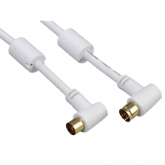 Cablu coaxial Hama 00205058, 5m, White