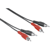 Cablu audio Hama 00205085, 2x RCA - 2x RCA, 1.5m, Black