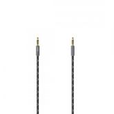 Cablu audio Hama 00205129, 3.5mm jack - 3.5mm jack, 0.75m, Gray