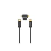 Cablu Hama 00205162, HDMI - HDMI, 1.5m, Black