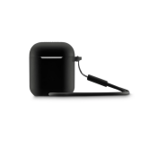 Carcasa protectoare Hama Fantastic Feel pentru AirPods Gen. 1/2, Black