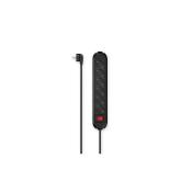 Prelungitor Hama 00223037, 6x Shucko, 1.5m, Black