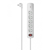 Prelungitor Hama 00223054, 5x Shucko, 1.5m, White
