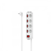 Prelungitor Hama 00223190, 4x Shucko, White