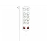Prelungitor Hama 00223163, 10x Shucko, 2m, White