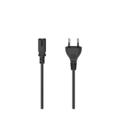 Cablu alimentare Hama 00223272, Euro Plug - 2-pin, 1.5 m, Black