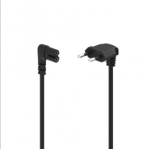 Cablu alimentare Hama 00223284, Euro Plug - 2pin, 3m, Black