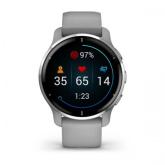 SmartWatch Garmin Venu 2 Plus, 1.30inch, Curea Silicon, Silver Grey