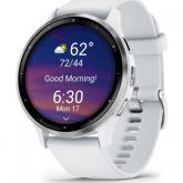  SmartWatch Garmin Venu 3, 1.4inch, Curea Silicon, Silver-Whitestone