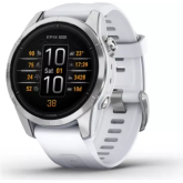 SmartWatch Garmin Epix Pro (Gen 2) - Sapphire Edition, 1.2 inch, Curea silicon, Whitestone-Silver