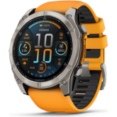 SmartWatch Garmin Fenix 8, 1.4 inch, Curea silicon, Spark Orange-Graphite