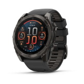 SmartWatch Garmin Fenix 8, 1.4 inch, Curea silicon, Black