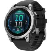SmartWatch Garmin Fenix E, 1.3 inch, Curea Silicon, Black
