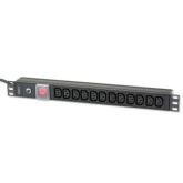 PDU Techly 023776, 12x C13, Black