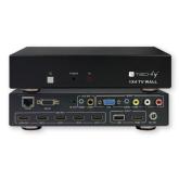 Splitter Techly 025695, Black