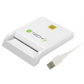 Smart Card Reader Techly 029150, USB, White