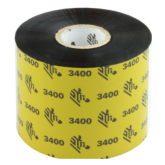 Ribbon Zebra 3400 Wax-Resin, 40 x 450m, Black