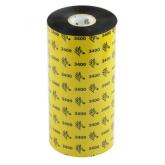 Ribbon Zebra 3400 Wax-Resin, 156 x 450m, Black