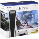 Consola Sony PlayStation 5, 825GB, White + Joc Horizon Forbidden West