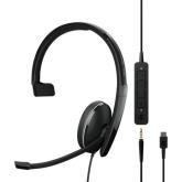 Casca cu microfon Sennheiser by Epos Adapt 135T, 3.5mm jack/USB-C, Black