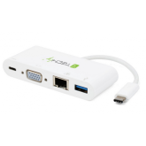 Docking Station Techly 102093, White
