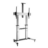 Stand TV Techly 102734, 60-100inch, Silver