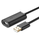 Cablu Ugreen US121, USB 2.0 male - USB 2.0 female, 0.15 m, Black
