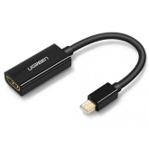 Cablu Ugreen MD112, mini DisplayPort male - HDMI female, 0.25 m, Black
