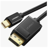 Cablu Ugreen MD105, mini DisplayPort male - DisplayPort male, 1.5 m, Black
