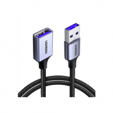 Cablu Ugreen 10497, USB 3.0 male - USB 3.0 female, 2m, Black