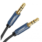 Cablu audio Ugreen AV112, 3.5mm jack - 3.5mm jack, 3m, Black-Blue