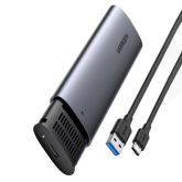 Rack SSD Ugreen CM400, USB-C, SATA, M.2, Gray