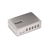 Hub USB Startech 10G5A2CS-USB-C-HUB, 5x USB 3.2 gen 1, 2x USB-C, Gray 