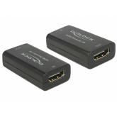 Adaptor Delock 11403, HDMI female - HDMI female, 30m, Black