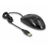 Mouse Optic Delock 12106, USB, Black