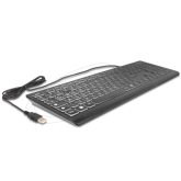Tastatura Delock 12170, RGB LED, USB-A, Black