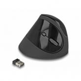 Mouse Optic Delock 12599, USB Wireless, Black