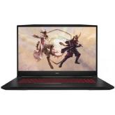 Laptop MSI Katana GF76 12UD-407XPL, Intel Core i5-12450H, 17.3inch, RAM 16GB, SSD 512GB, nVidia GeForce RTX 3050 Ti 4GB, No OS, Black