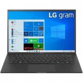 Laptop LG Gram 14Z90P, Intel Core i5-1135G7, 14inch, RAM 8GB, SSD 256GB, Intel Iris Xe Graphics, Windows 10, Black