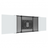 Suport TV Vogel's cu Whiteboarduri laterale, 55- 75inch, Black-White