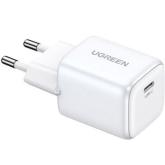 Incarcator retea Ugreen CD319, 1x USB-C, 3A, White