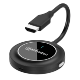 Adaptor Wireless Manhattan 154468, HDMI - USB-C, Black