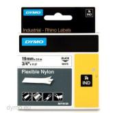 Banda Flexibila Dymo 18489 19mm/3.5m Black on White