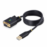 Cablu Startech 1P3FFCNB-USB-SERIAL, USB 2.0 male - VGA female, 1m, Black