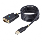 Cablu Startech 1P6FFC-USB-SERIAL, USB male - Serial male, 2m, Black