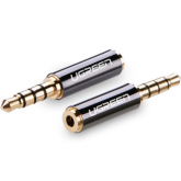 Adapor audio Ugreen 20502, 3.5mm jack male - 2.5mm jack female, Black