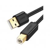 Cablu Ugreen US135, USB 2.0 - USB-B, 2m, Black